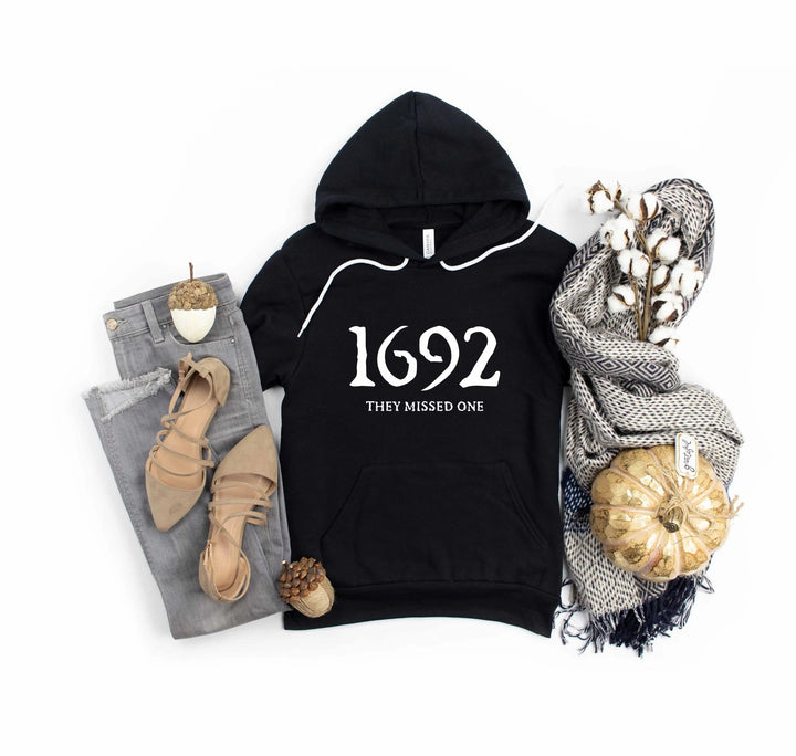 1692 They Missed One Hoodie - Retro Salem Witch Halloween Gift Cypress DTF