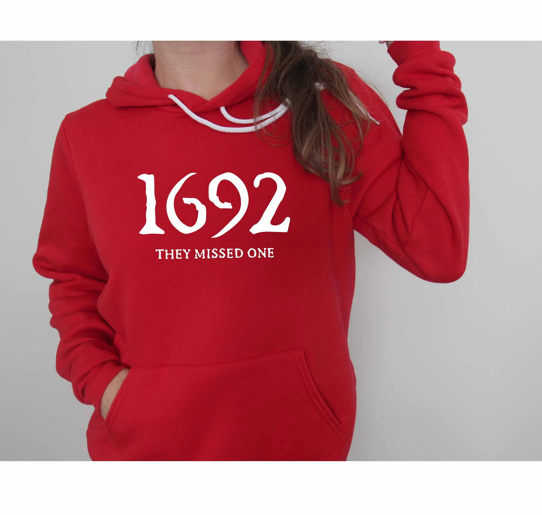 1692 They Missed One Hoodie - Retro Salem Witch Halloween Gift Cypress DTF