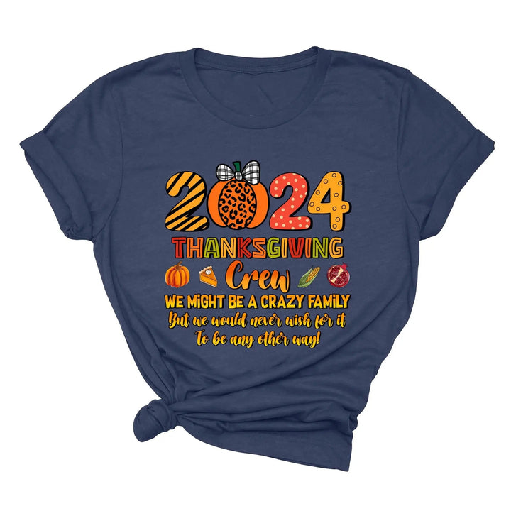 2025 Thanksgiving Crew Shirt, Thanksgiving Family Shirt, Fall Family Tee, Family Thanksgiving Shirts, Thanksgiving Family Reunion Shirt Cypress DTF