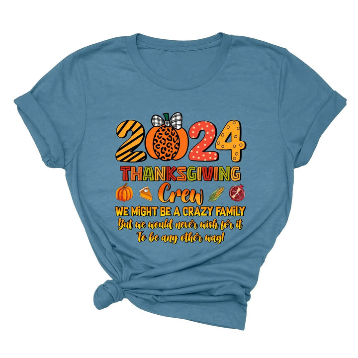 2025 Thanksgiving Crew Shirt, Thanksgiving Family Shirt, Fall Family Tee, Family Thanksgiving Shirts, Thanksgiving Family Reunion Shirt Cypress DTF