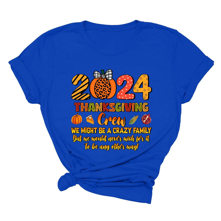 2025 Thanksgiving Crew Shirt, Thanksgiving Family Shirt, Fall Family Tee, Family Thanksgiving Shirts, Thanksgiving Family Reunion Shirt Cypress DTF
