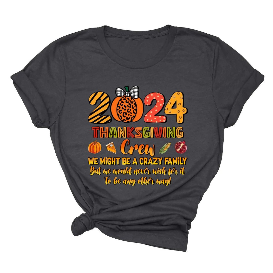 2025 Thanksgiving Crew Shirt, Thanksgiving Family Shirt, Fall Family Tee, Family Thanksgiving Shirts, Thanksgiving Family Reunion Shirt Cypress DTF