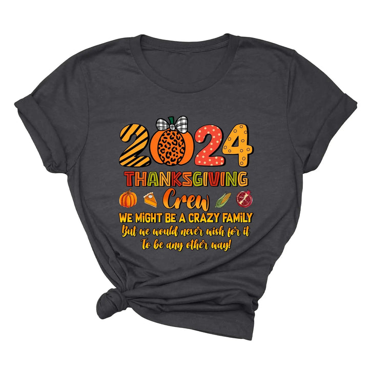 2025 Thanksgiving Crew Shirt, Thanksgiving Family Shirt, Fall Family Tee, Family Thanksgiving Shirts, Thanksgiving Family Reunion Shirt Cypress DTF