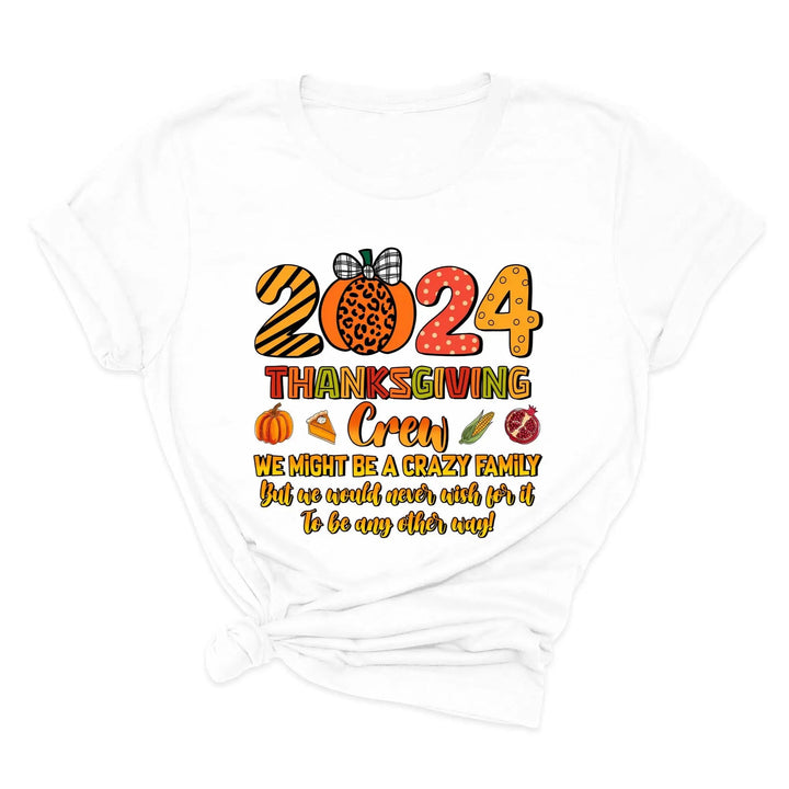 2025 Thanksgiving Crew Shirt, Thanksgiving Family Shirt, Fall Family Tee, Family Thanksgiving Shirts, Thanksgiving Family Reunion Shirt Cypress DTF