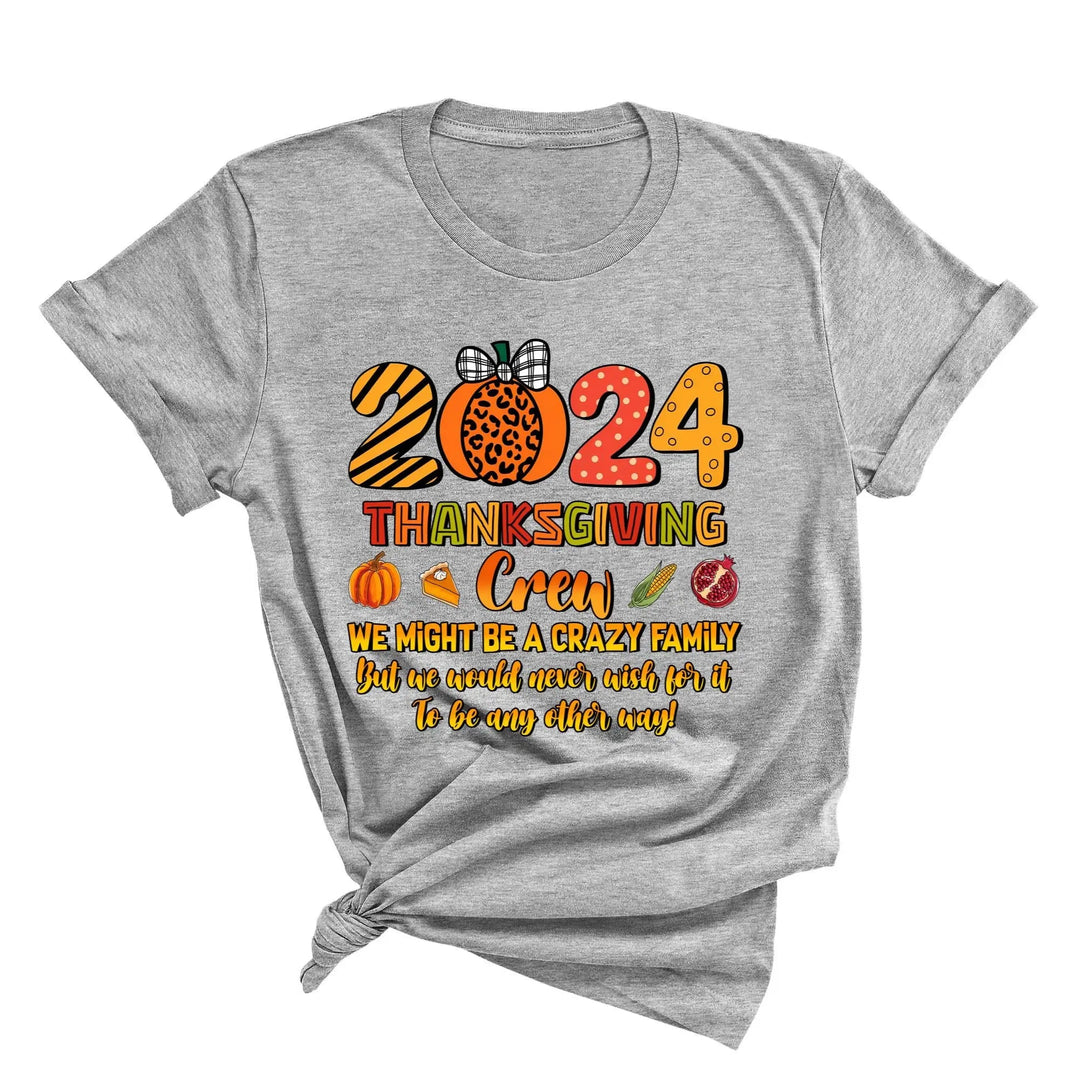 2025 Thanksgiving Crew Shirt, Thanksgiving Family Shirt, Fall Family Tee, Family Thanksgiving Shirts, Thanksgiving Family Reunion Shirt Cypress DTF