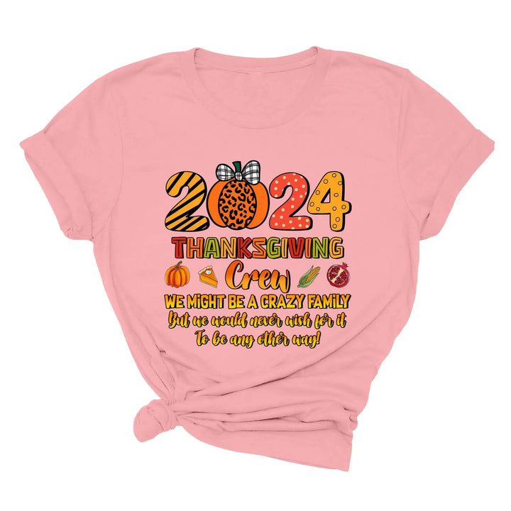 2025 Thanksgiving Crew Shirt, Thanksgiving Family Shirt, Fall Family Tee, Family Thanksgiving Shirts, Thanksgiving Family Reunion Shirt Cypress DTF