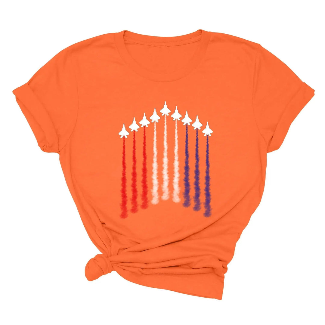 Air Force Shirt - Red, White & Blue Patriotic Tee for 4th of July & Memorial Day Cypress DTF