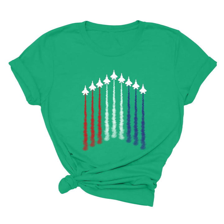 Air Force Shirt - Red, White & Blue Patriotic Tee for 4th of July & Memorial Day Cypress DTF