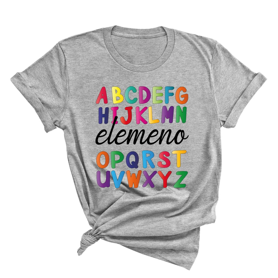 Alphabet Elemeno Shirt - Back to School Teacher Gift, First Grade Cypress DTF