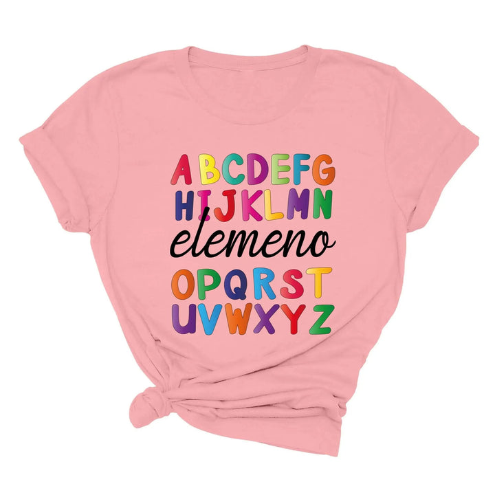 Alphabet Elemeno Shirt - Back to School Teacher Gift, First Grade Cypress DTF