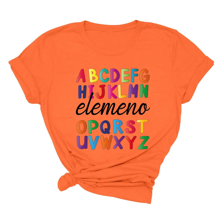 Alphabet Elemeno Shirt - Back to School Teacher Gift, First Grade Cypress DTF