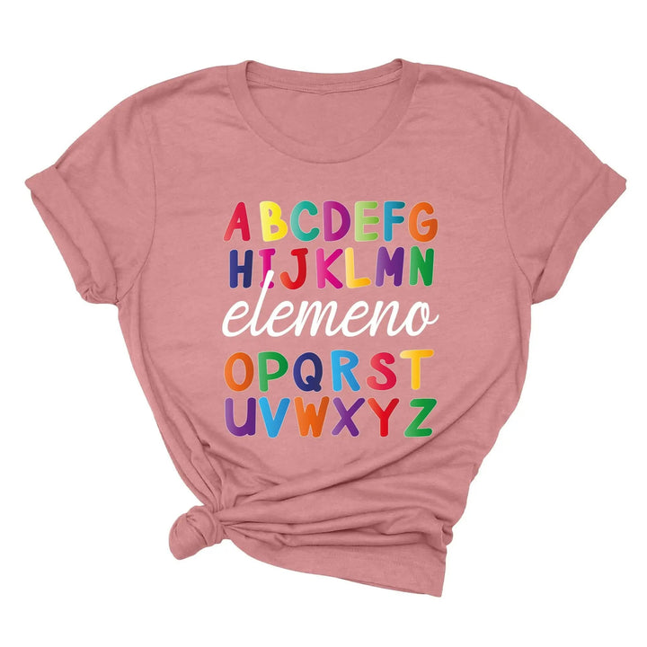 Alphabet Elemeno Shirt - Back to School Teacher Gift, First Grade Cypress DTF