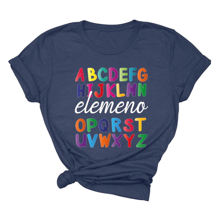 Alphabet Elemeno Shirt - Back to School Teacher Gift, First Grade Cypress DTF