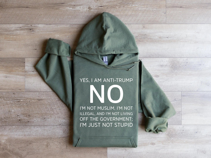Anti Trump Hoodies, Not My President Hoodies, Love Trump Hoodies, Anti Racism Hoodies Cypress DTF