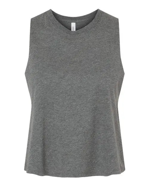 Bella + Canvas Women's Racerback Crop Tank - 6682 Cypress DTF