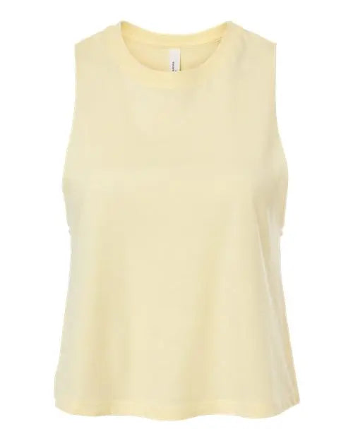 Bella + Canvas Women's Racerback Crop Tank - 6682 Cypress DTF