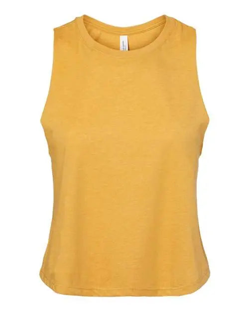 Bella + Canvas Women's Racerback Crop Tank - 6682 Cypress DTF