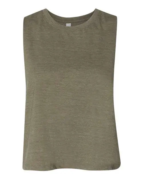 Bella + Canvas Women's Racerback Crop Tank - 6682 Cypress DTF