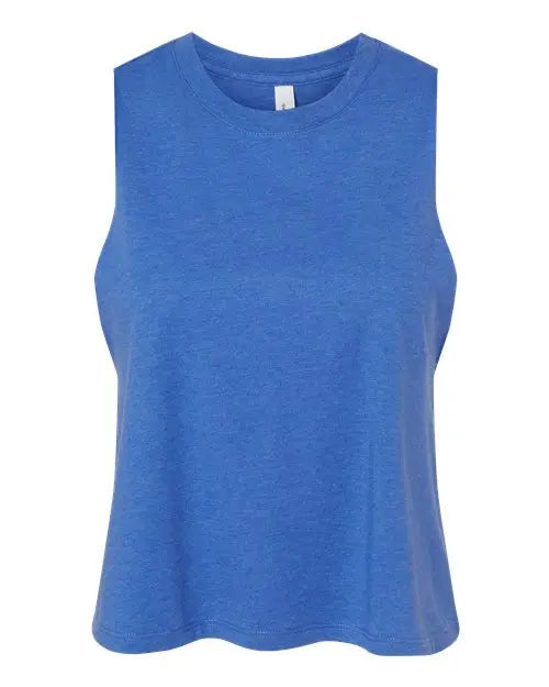 Bella + Canvas Women's Racerback Crop Tank - 6682 Cypress DTF