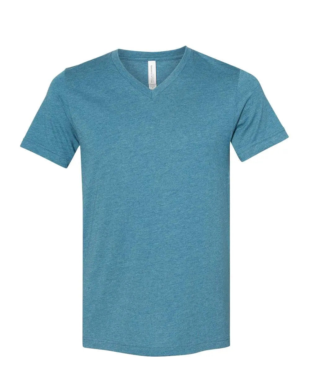 Bella+Canvas Blank Men Short Sleeve V-Neck T-Shirt 3005- 3005CVC
