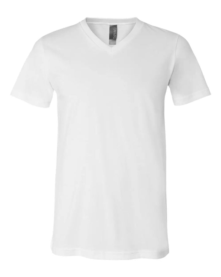Bella+Canvas Blank Men Short Sleeve V-Neck T-Shirt 3005- 3005CVC