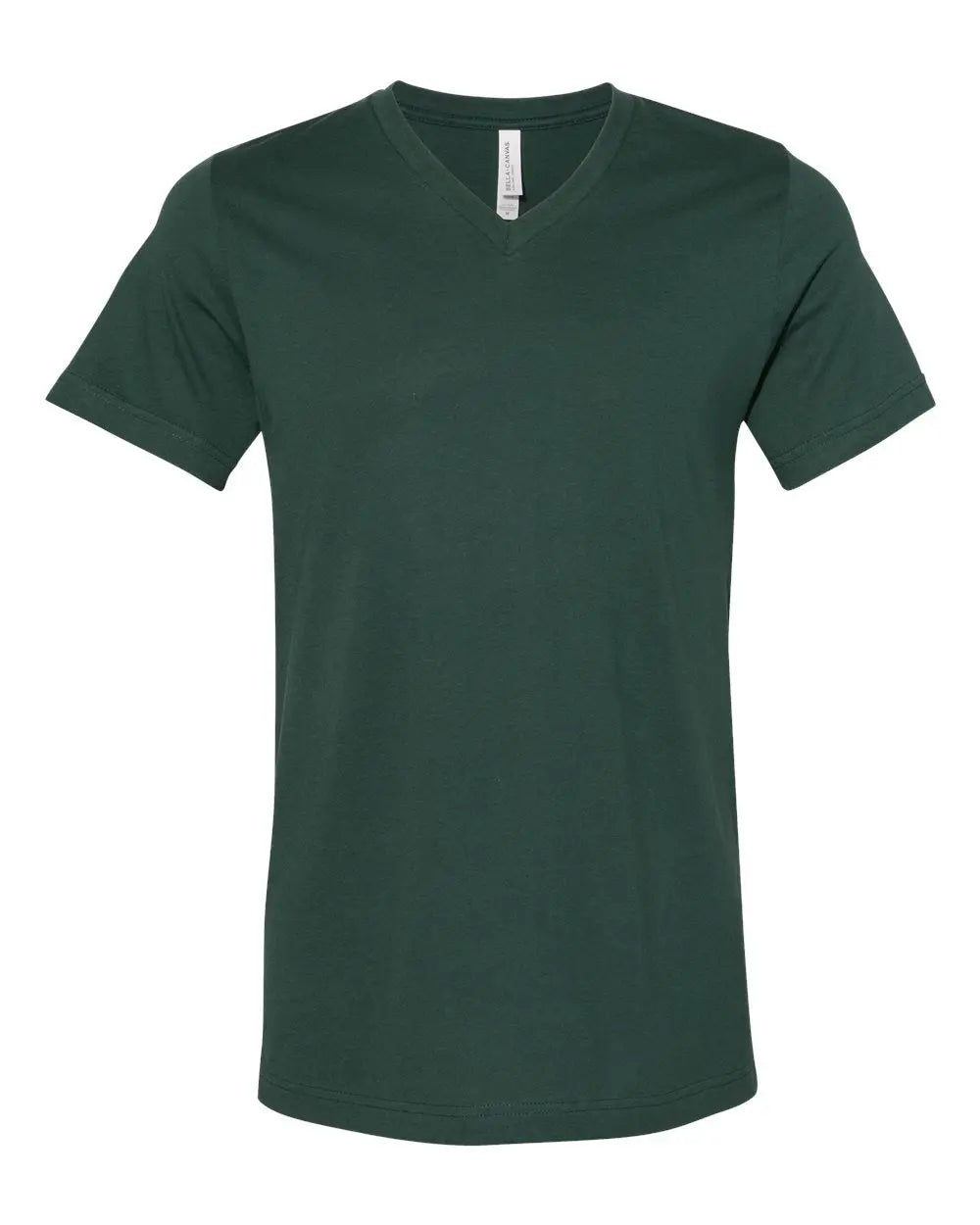 Bella+Canvas Blank Men Short Sleeve V-Neck T-Shirt 3005- 3005CVC