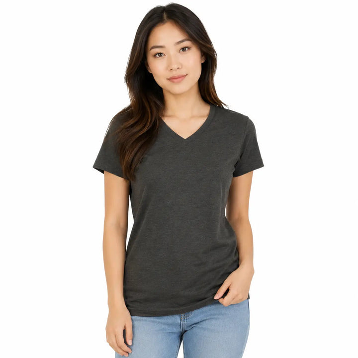 Bella+Canvas Blank Unisex Short Sleeve V-Neck T-Shirt 3005-3005CVC