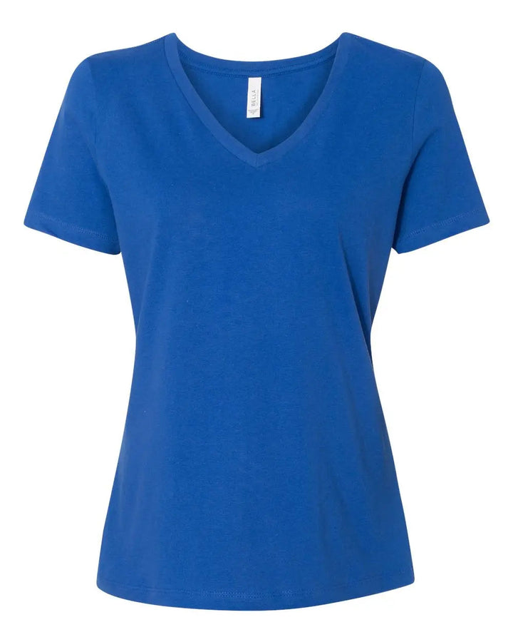 Bella+Canvas Blank Women Short Sleeve V-Neck T-Shirt 6405-6405CVC