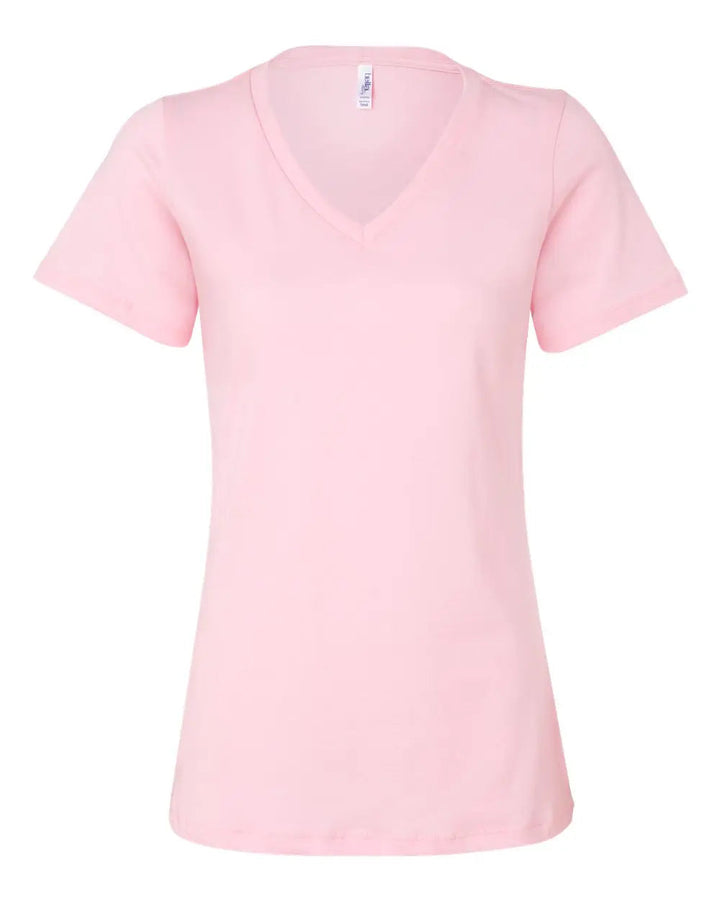 Customize Bella+Canvas Blank Women Short Sleeve V-Neck T-Shirt 6405-6405CVC