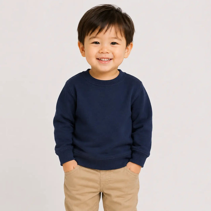 Bonita Cotton Soft Style Blank Toddler Size Sweatshirt
