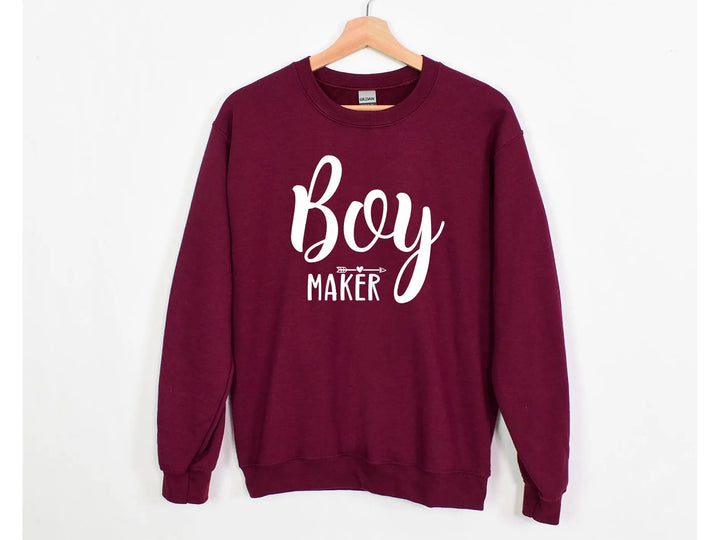 Boy Maker Sweatshirt - Funny Mom Gift for Mother's Day Cypress DTF