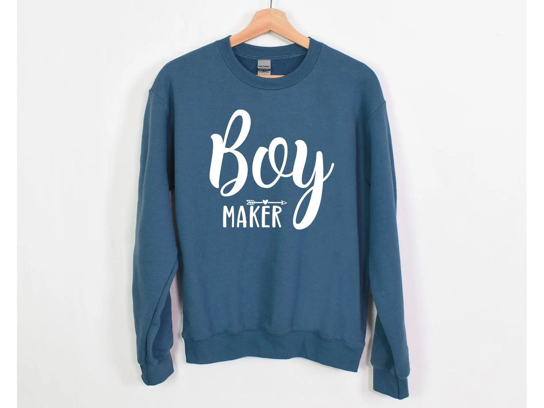 Boy Maker Sweatshirt - Funny Mom Gift for Mother's Day Cypress DTF
