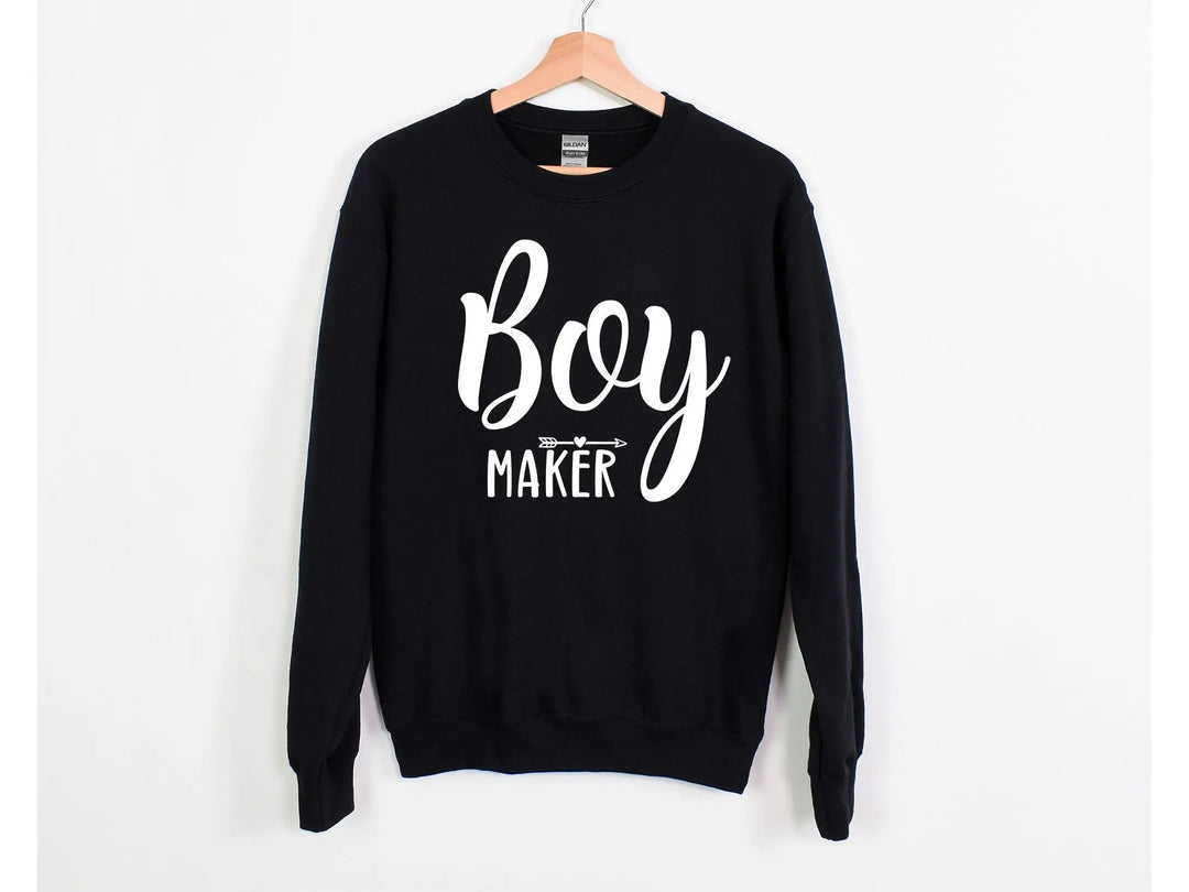 Boy Maker Sweatshirt - Funny Mom Gift for Mother's Day Cypress DTF