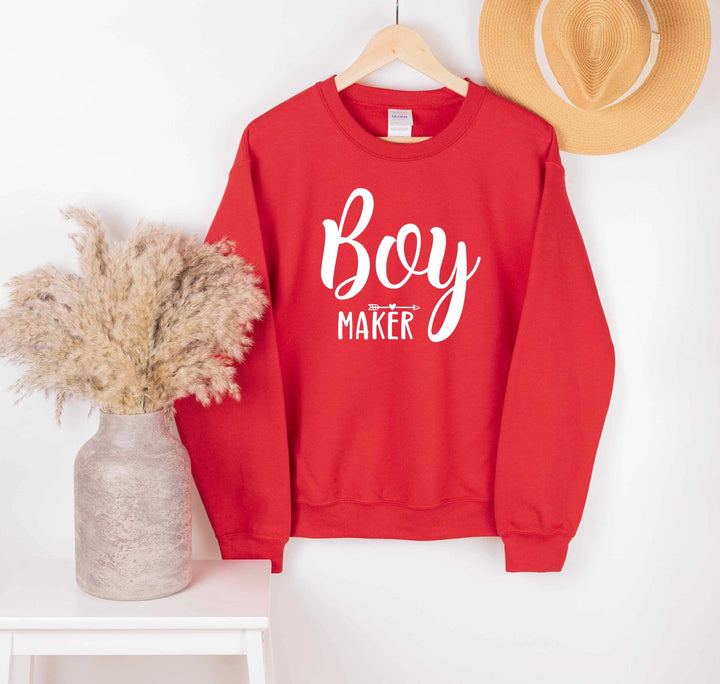 Boy Maker Sweatshirt - Funny Mom Gift for Mother's Day Cypress DTF