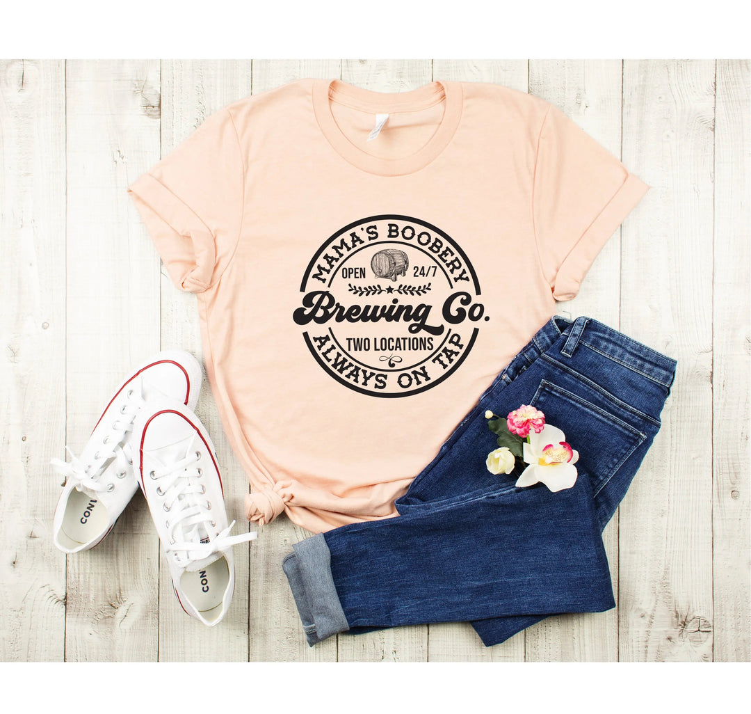 Brewing Co Shirt - Funny Breastfeeding Tee | New Mom & Baby Shower Gift Cypress DTF