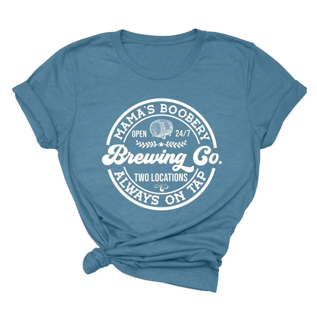 Brewing Co Shirt - Funny Breastfeeding Tee | New Mom & Baby Shower Gift Cypress DTF