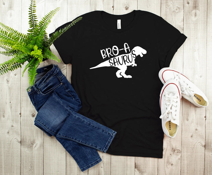 Bro A Saurus Shirt - Dinosaur Birthday Tee for Brother Cypress DTF