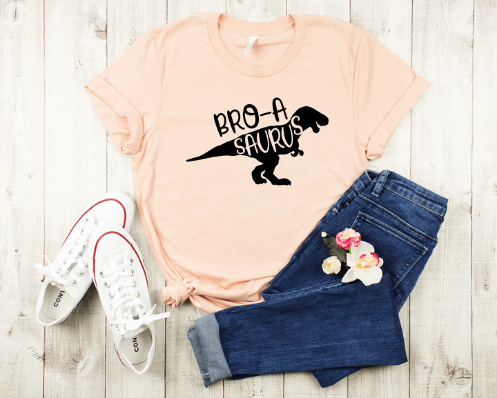 Bro A Saurus Shirt - Dinosaur Birthday Tee for Brother Cypress DTF