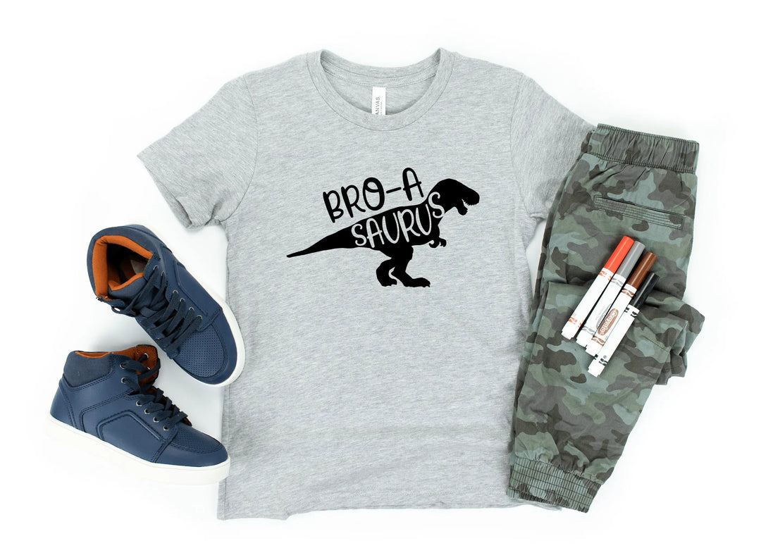 Bro A Saurus Shirt - Dinosaur Birthday Tee for Brother Cypress DTF