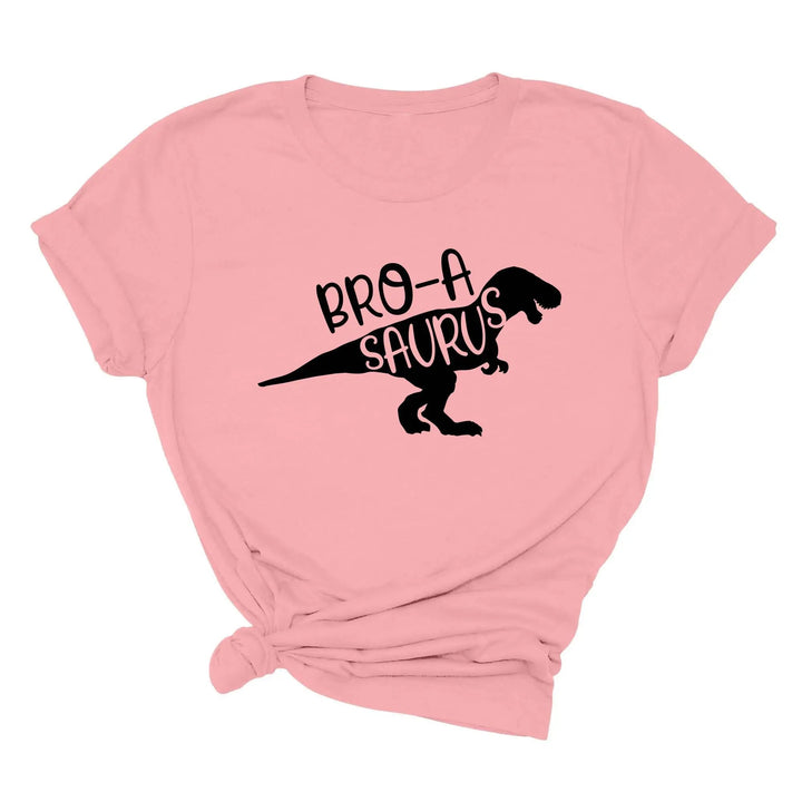Bro A Saurus Shirt - Dinosaur Birthday Tee for Brother Cypress DTF