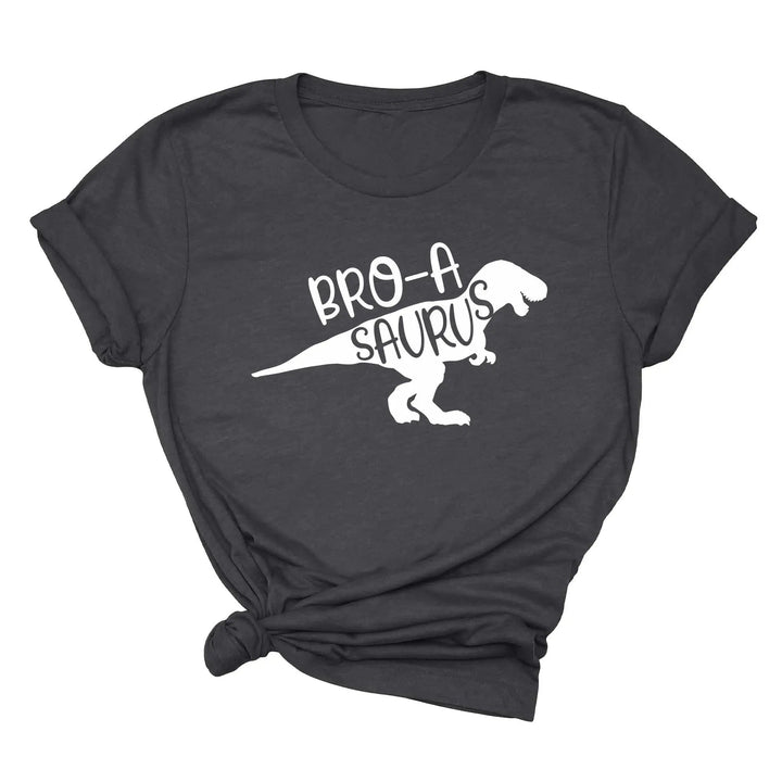 Bro A Saurus Shirt - Dinosaur Birthday Tee for Brother Cypress DTF