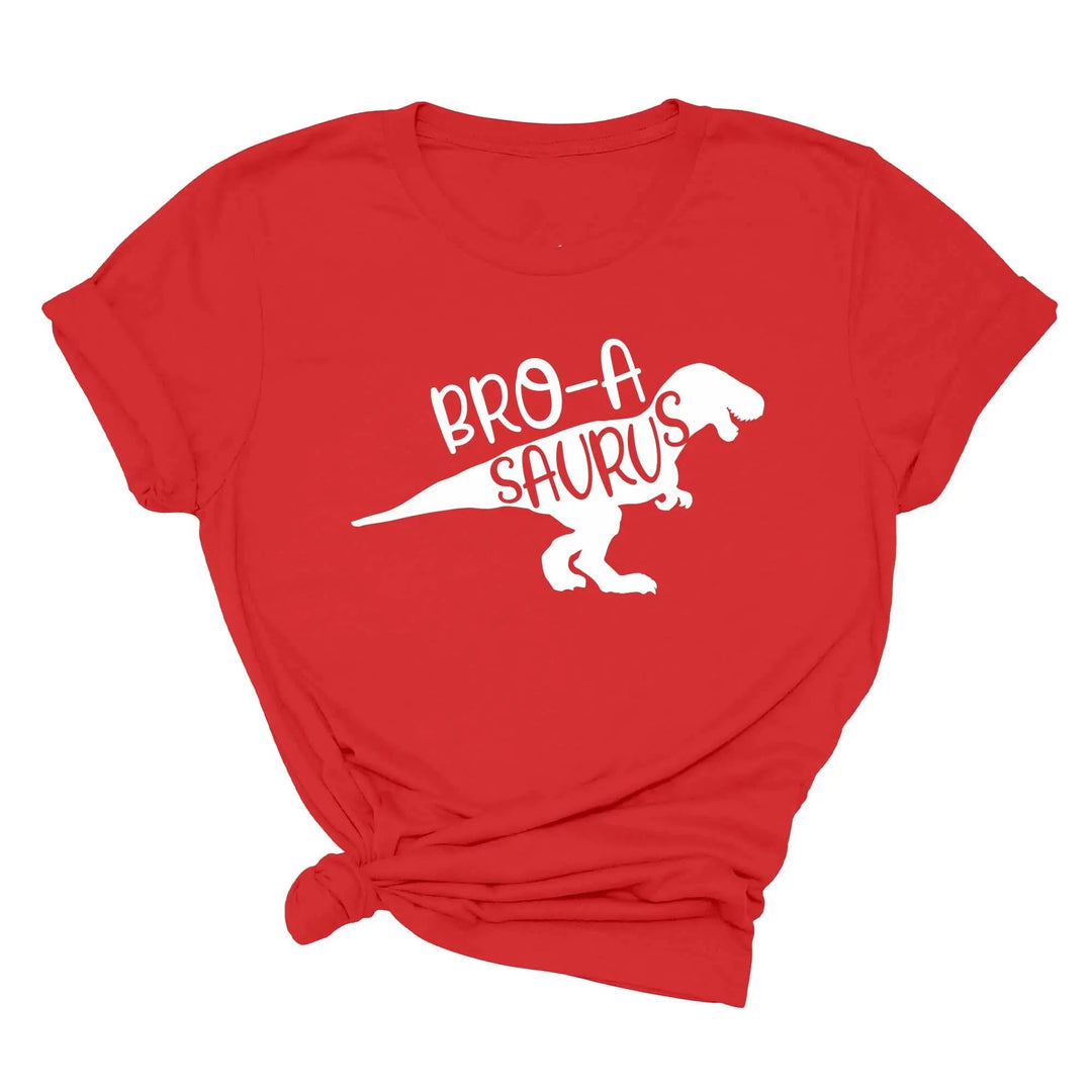 Bro A Saurus Shirt - Dinosaur Birthday Tee for Brother Cypress DTF
