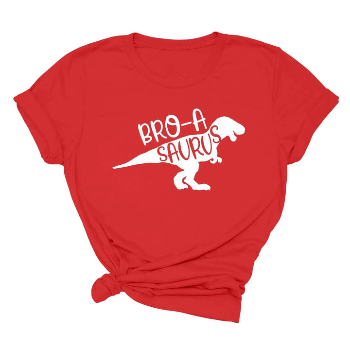 Bro A Saurus Shirt - Dinosaur Birthday Tee for Brother Cypress DTF