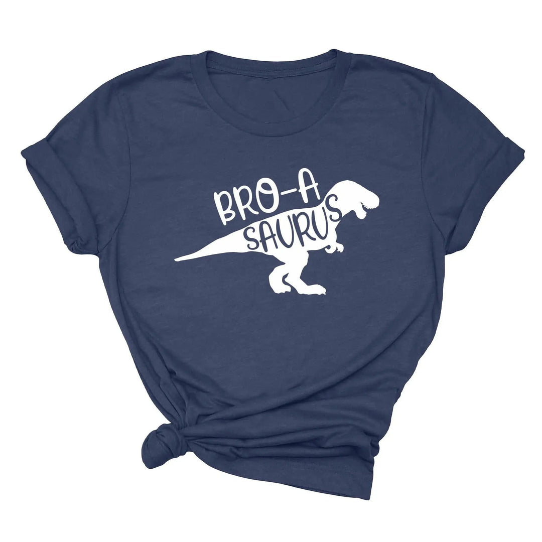 Bro A Saurus Shirt - Dinosaur Birthday Tee for Brother Cypress DTF