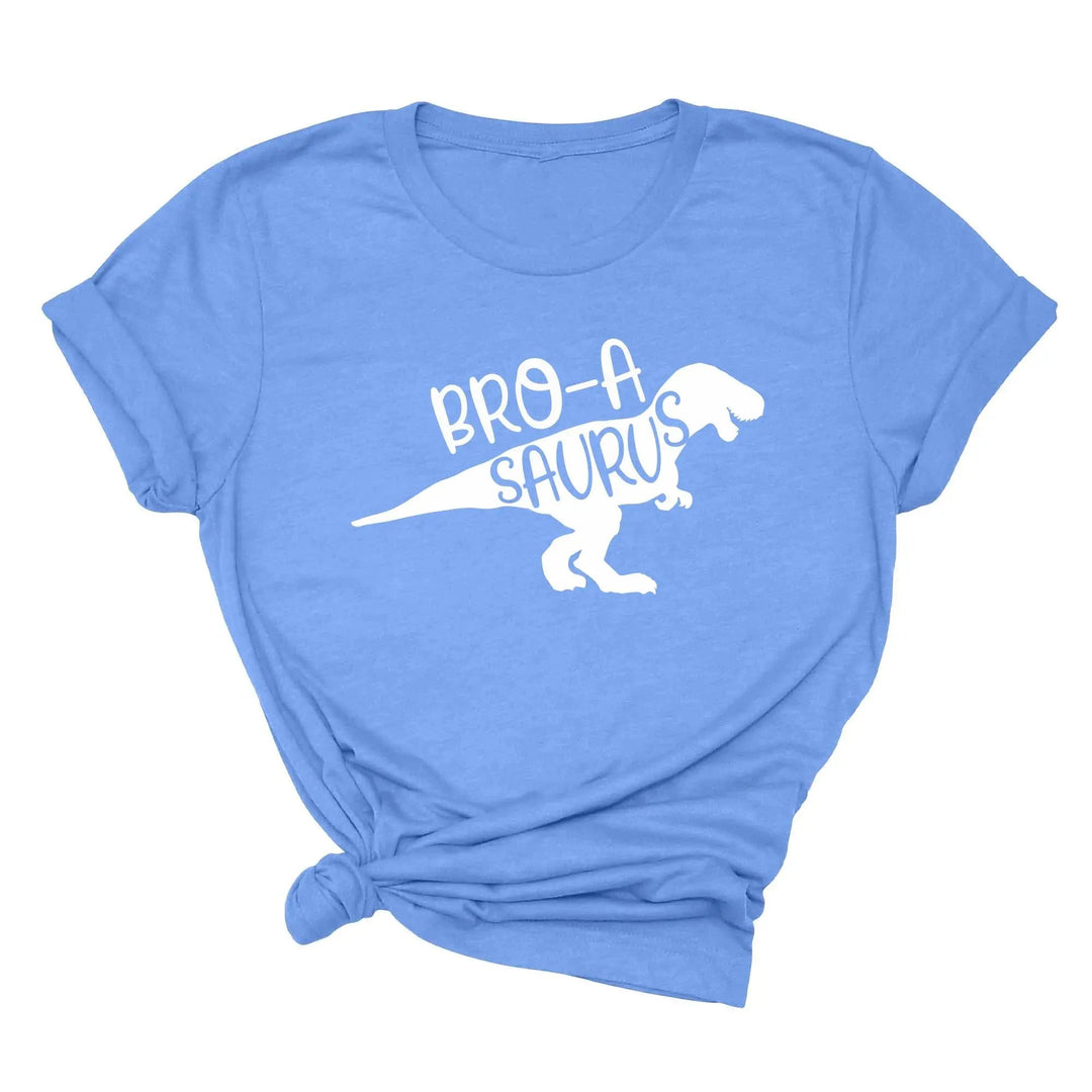 Bro A Saurus Shirt - Dinosaur Birthday Tee for Brother Cypress DTF
