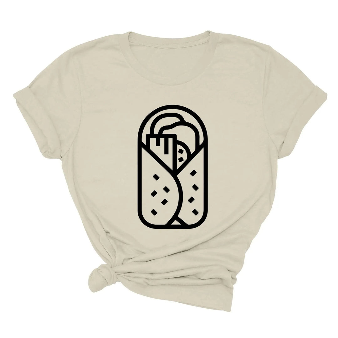 Burrito Taco Taquito Shirt - Matching Family & Dad Baby Tee Cypress DTF