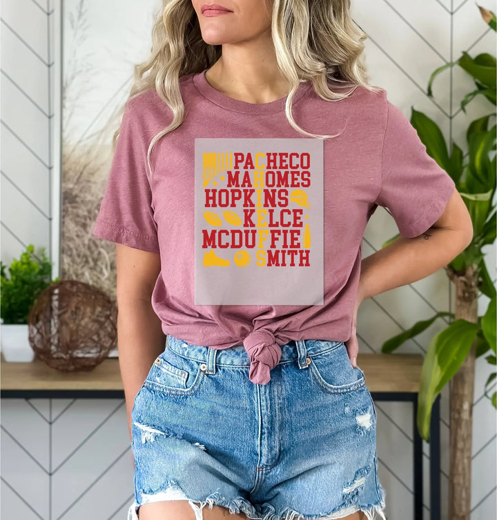 Chiefs Football DTF Transfer, Kansas City American Football DTF Print