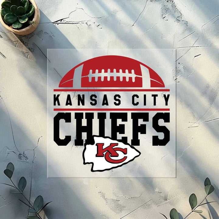 Chiefs Football Ready To Press, Kansas City DTF Transfer, Chiefs Fans Heat Press