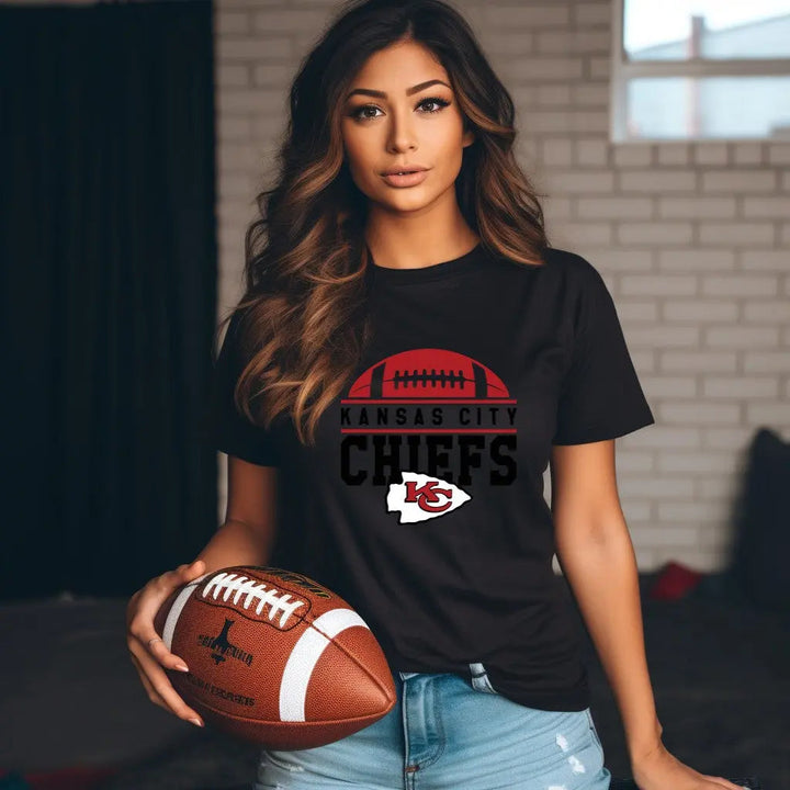 Chiefs Football Ready To Press, Kansas City DTF Transfer, Chiefs Fans Heat Press