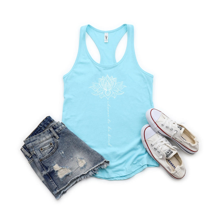 Choose to Be Kind Mandala Tank - Cute Spring Graphic for Women Cypress DTF